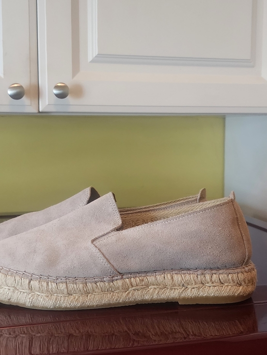 Fabiolas Shoes - FABIOLAS ESPADRILLES size 38 / 8 / Taupe Suede Leather Upper / GUC